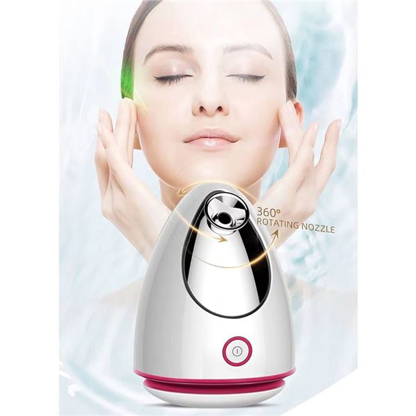 1 Micro-Moisturizing & Revitalizing Facial Steamer for At-Home Skincare - New Sealed