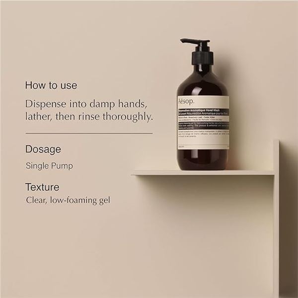 1 Bottles of AESOP Resurrection Aromatique Hand Wash (500ml) - Brand New!