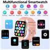 Image 2 : Multifunctional Fitness Tracker Smart Watch IP68 Waterproof - Rose Gold - New