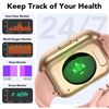 Image 3 : Multifunctional Fitness Tracker Smart Watch IP68 Waterproof - Rose Gold - New