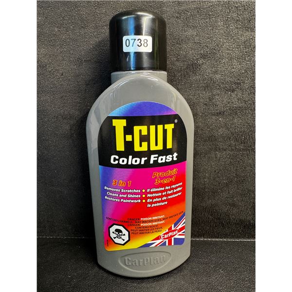 1 500ML Bottle of TCut Color Fast 3 IN 1 Polish for Scratch Repair and Paint Restoration - New