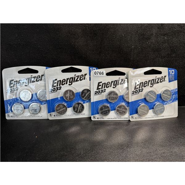 4 4-Packs of Energizer 2032 Lithium Battery Cells (16 Batteries Total!) - New