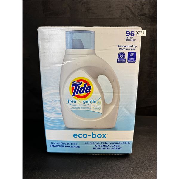 Tide Eco-Box Free and Gentle 96 Load Laundry Detergent 3.1L - New