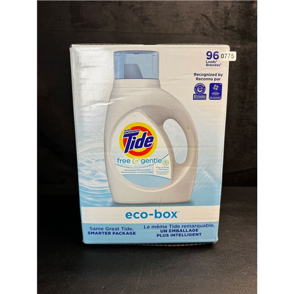 Tide Eco-Box Free and Gentle 96 Load Laundry Detergent 3.1L - New