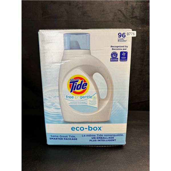 Tide Eco-Box Free and Gentle 96 Load Laundry Detergent 3.1L - New