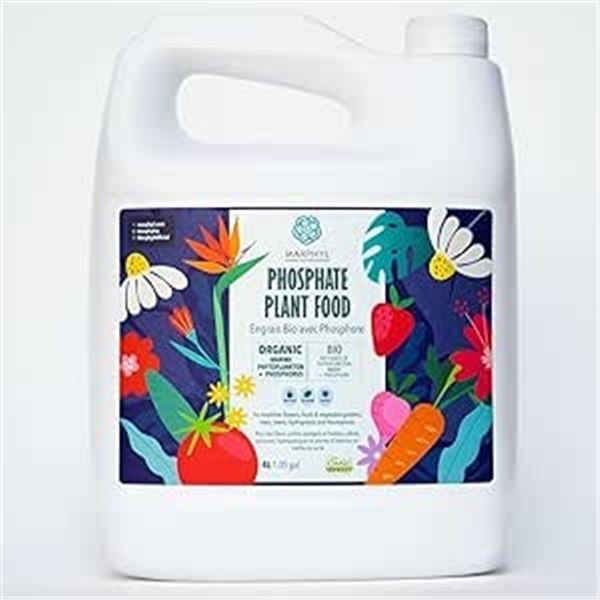 4L Jug of Organic Phosphate Plant Food/Liquid Phosphate Soil Enhancer by Marphyl - New!