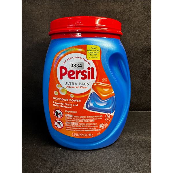 Tub of Persil Ultra Pacs with Oxi-Odor Power - 32 Ultra Pacs - New