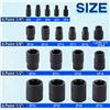 Image 2 : Speedwox 19PCS External Star Socket Set - 3/8" Drive External Torque Socket Set - New Sealed!