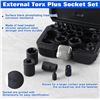 Image 6 : Speedwox 19PCS External Star Socket Set - 3/8" Drive External Torque Socket Set - New Sealed!