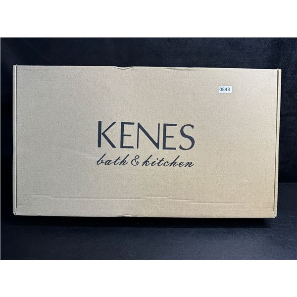 Kenes Bath and Kitchen Single Lever Home Faucet with Hardware - Gold - New