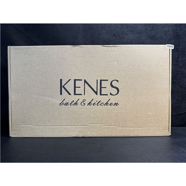 Kenes Bath and Kitchen Single Lever Home Faucet with Hardware - Gold - New