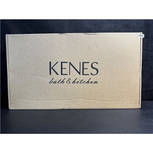 Kenes Bath and Kitchen Single Lever Home Faucet with Hardware - Gold - New