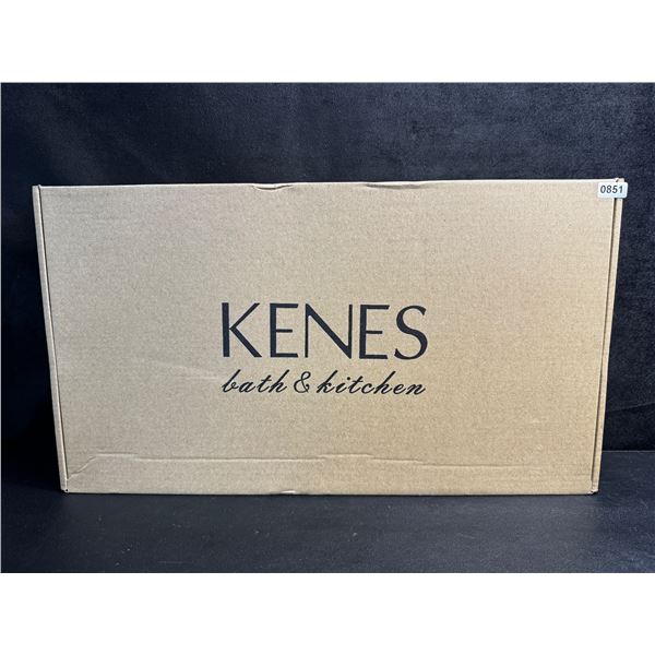 Kenes Bath and Kitchen Single Lever Home Faucet with Hardware - Gold - New