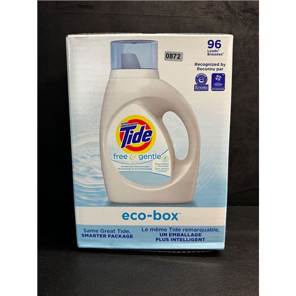 Tide Eco-Box Free and Gentle 96 Load Laundry Detergent 3.1L - New