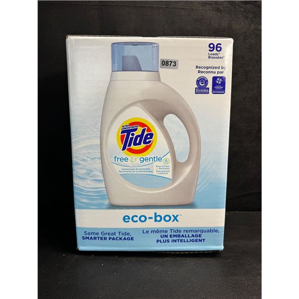 Tide Eco-Box Free and Gentle 96 Load Laundry Detergent 3.1L - New