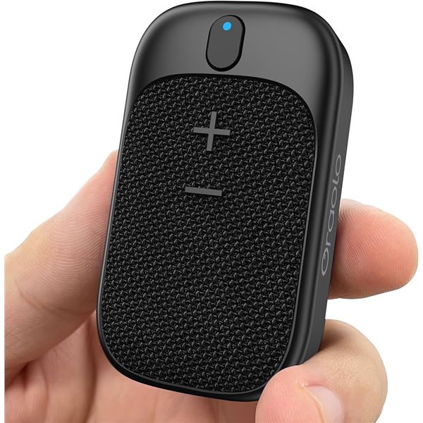Oraolo Snapper - Bluetooth Clip On Speaker for Work/Running/Exercise etc - Mew