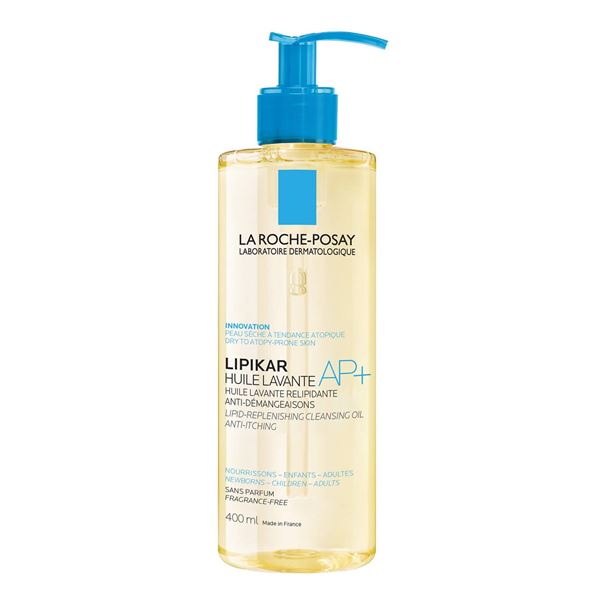 La Roche Posay Lipikar Lipid-Replenishing Cleansing Oil (400ml) Anti-Itching - New