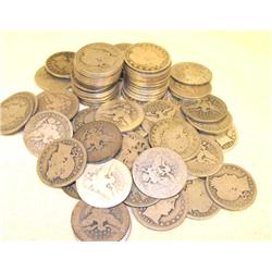 Lot of 10 Barber Quarters