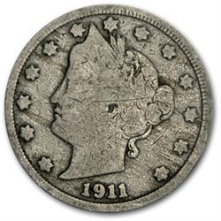 Lot of 100 V Nickels-Circulated-