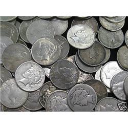 Lot of 30 Peace Silver Dollars