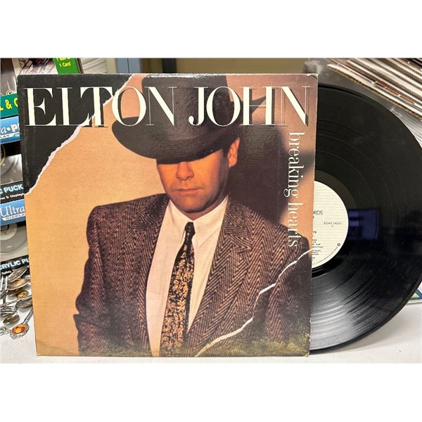 Elton John - Breaking Hearts (1984, Vinyl LP, Geffen Records)