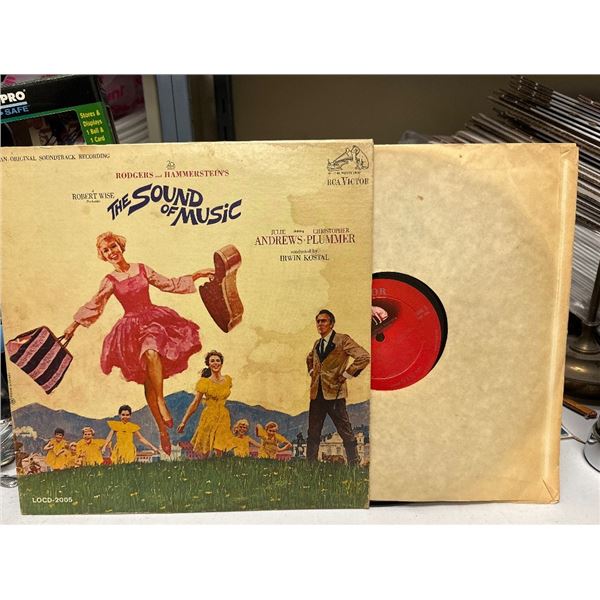 The Sound of Music Soundtrack Vinyl LP Mono 1965 (LOCD-2005, RCA Victor)