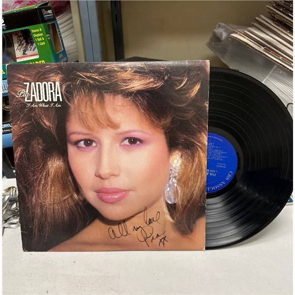 Pia Zadora - I Am What I Am Autographed Vinyl LP Record (1986)