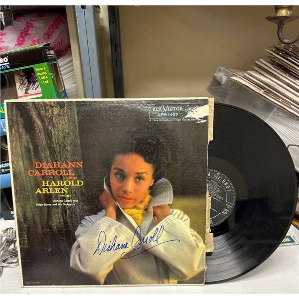 Diahann Carroll Autographed Sings Harold Arlen Songs Vinyl LP RCA LPM-1467