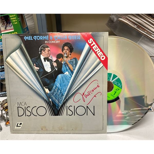 Mel TormÃ© & Della Reese In Concert LaserDisc Autographed by Mel TormÃ©