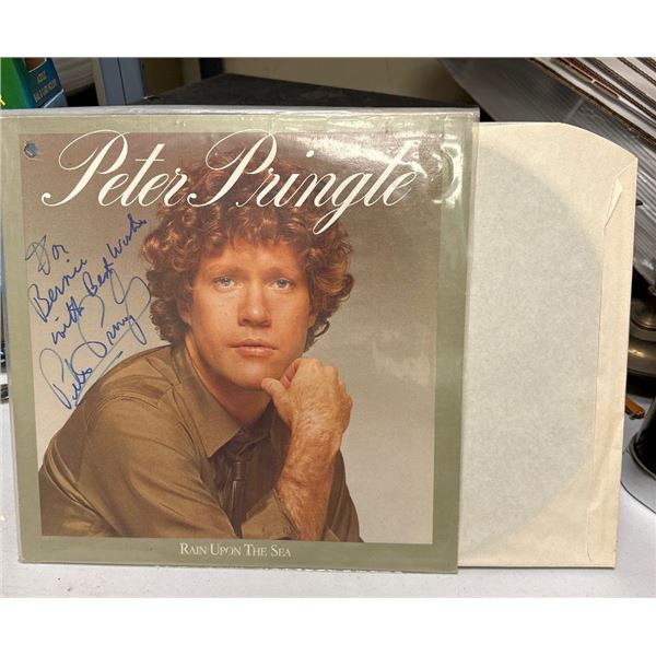 Peter Pringle - Rain Upon The Sea Autographed Vinyl LP Record 1981 A&M
