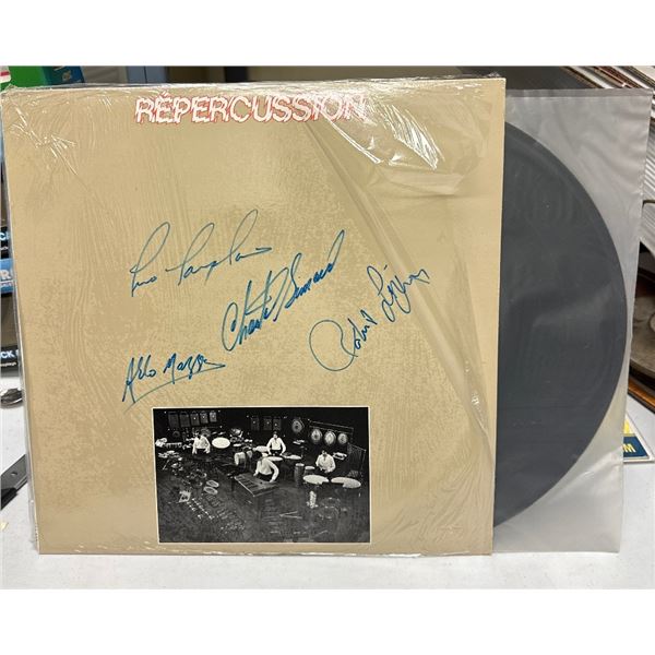 Autographed RÃ©percussion Self-Titled Vinyl LP Record GAMI C2/G-2001