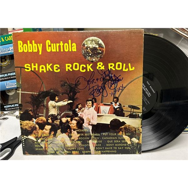 Autographed Bobby Curtola - Shake Rock & Roll Vinyl LP Record TUF 1135