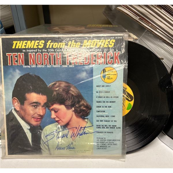 Themes from Ten North Frederick LP Vinyl Signed Stuart Whitman & Diane Varsi