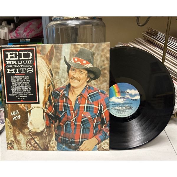 Ed Bruce - Greatest Hits (Vinyl LP Album Compilation, 1985, MCA-5577)
