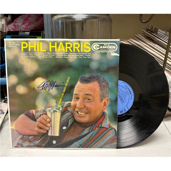 Signed Phil Harris - That's What I Like About The South Vinyl LP Record CAL 456