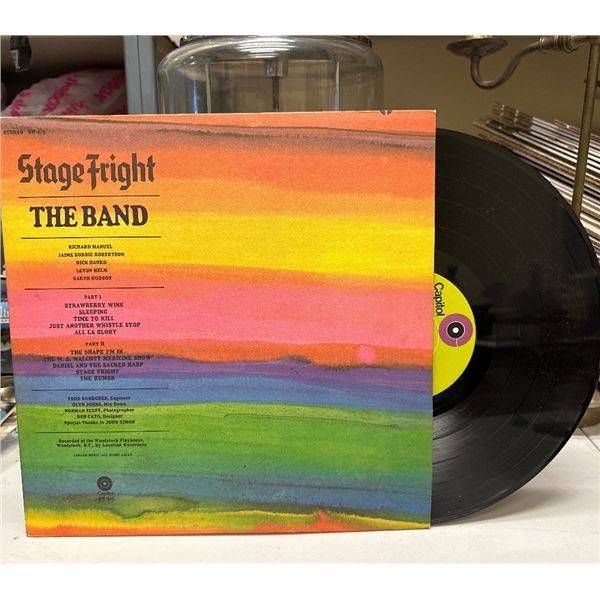 The Band - Stage Fright Vinyl LP Album 1970 Capitol SW-425 Canadian Press