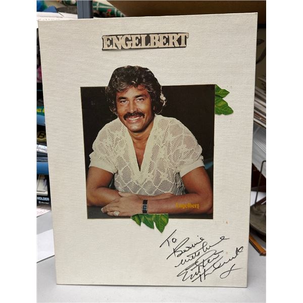Engelbert Humperdinck Signed Fan Art Photo on 12x16 Artist Canvas