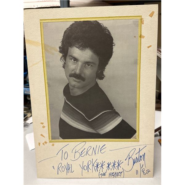 Burt Reynolds Autographed Photo in Frame, Signed & Inscribed to Bernie 1982