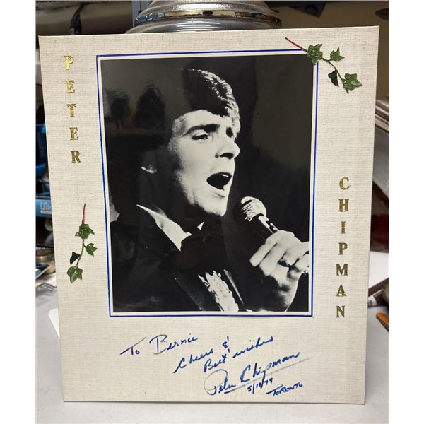 Peter Chipman Autographed Signed Photo on Canvas Board 1979 Toronto 12x14