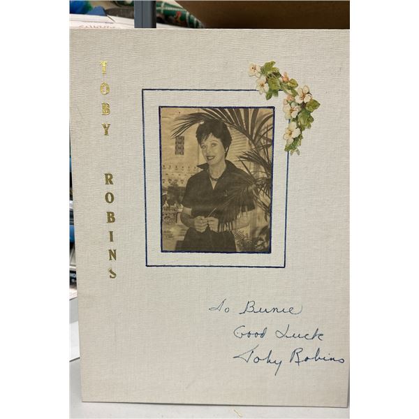 Toby Robins Signed Photo Autograph Mounted on 12x16 Grumbacher Canvas Board