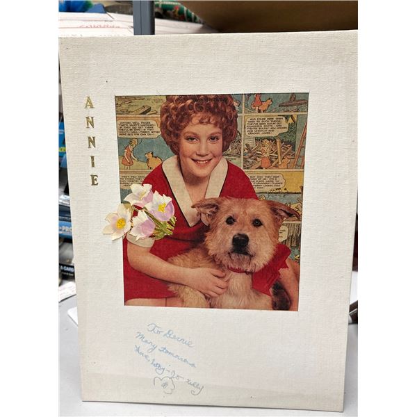 Vintage Handmade Annie Movie Collage Art on Grumbacher Canvas Board 12x16