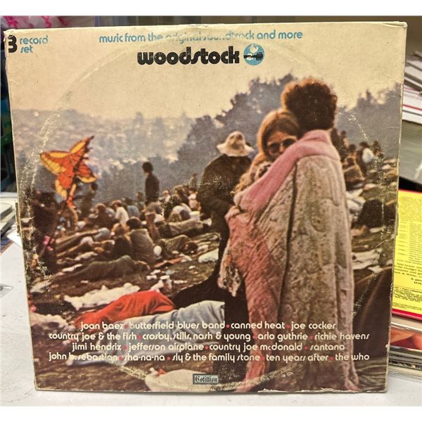 Woodstock: Music From The Original Soundtrack 3xLP Vinyl Record Set (1970)