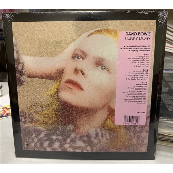 David Bowie - Hunky Dory (Vinyl, LP, Limited Edition, 3-Sided, RALP 0133)