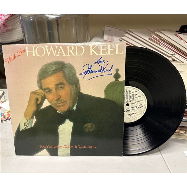 SIGNED Howard Keel - With Love, For Yesterday, Today & Tomorrow Vinyl LP