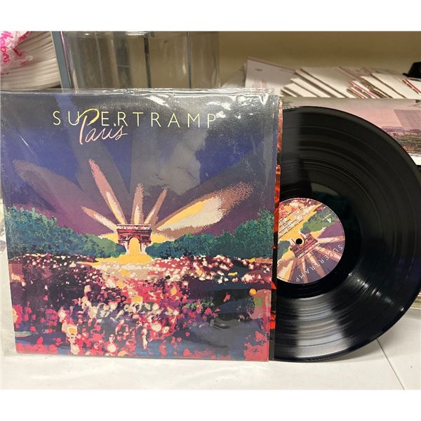 Supertramp - Paris - 1980 A&M Live Double LP Vinyl Record Album SP-6702