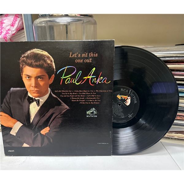 Paul Anka - Let's Sit This One Out LP Vinyl 1962 RCA Victor LPM-2575