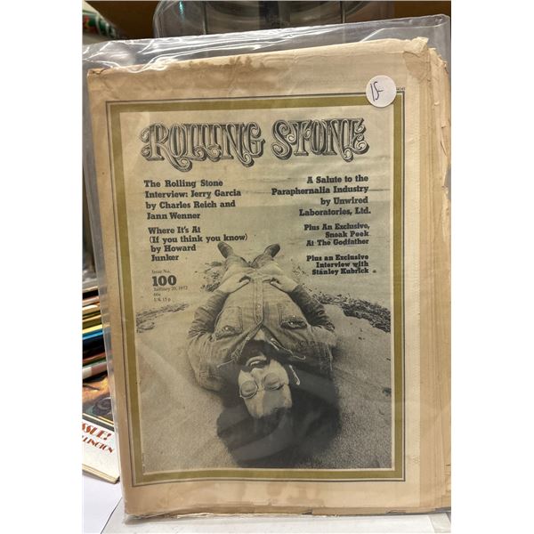 Rolling Stone Magazine #100 Jan 20, 1972 - John Lennon, Jerry Garcia