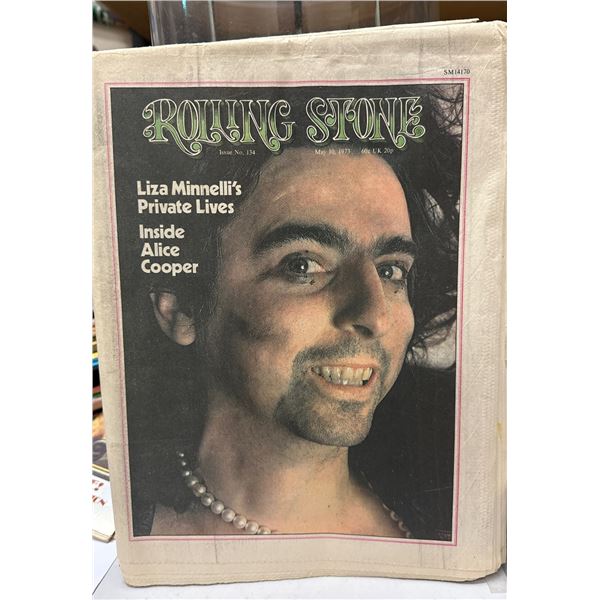 Rolling Stone Magazine Issue 134 May 10, 1973 - Alice Cooper Cover