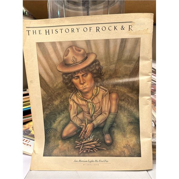 Jim Morrison Lights His First Fire' History of Rock & Roll Magazine
