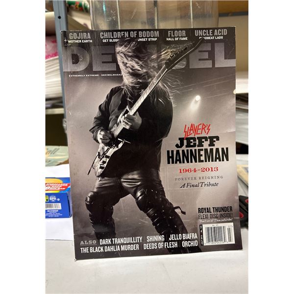 Decibel Magazine July 2013 #105 Slayer Jeff Hanneman Tribute, Royal Thunder
